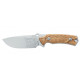 Coltello Fox a lama fissa con manico marrone art. FX-616 OL FOX