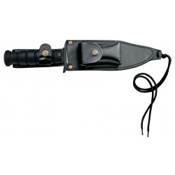 Coltello lama fissa nero modello Explorer art. 698 FOX