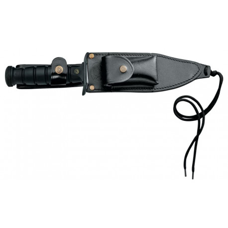Coltello lama fissa nero modello Explorer art. 698 FOX