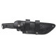 Coltello lama fissa nero modello FOX NATIVE BUSHCRAFT art. FX-611 FOX