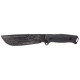 Coltello lama fissa nero modello FOX NATIVE BUSHCRAFT art. FX-611 FOX