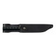 Coltello lama fissa nero modello Milirary art. 691/18 FOX