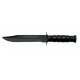 Coltello lama fissa nero modello Milirary art. 691/18 FOX