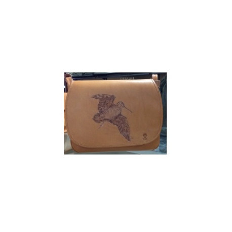 Borsa tracolla Civa in pelle con beccaccia mod. BO030303