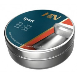 Pallini H&N SPORT per carabina aria compressa cal.4,5 mm/cal. .177  peso 8,18 gr