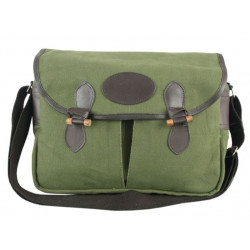 Borsa da caccia in canvas e pelle Rasport verde art. BORSAQUAGLIA RASPORT