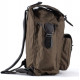 Zaino RASport verde in canvas e pelle 20 litri art. SMALLCANVAS20L RASPORT