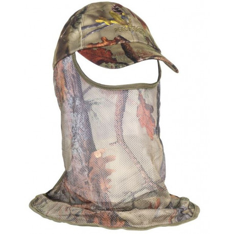 Cappello camouflage effetto bosco per mimetizzazione con visiera art.3436 PERCUSSION