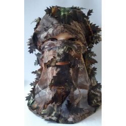 Maschera camouflage effetto bosco per mimetizzazione art.857 PIANETA COLOMBACCIO