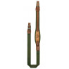 Tracolla fucile Riserva in pelle con beccaccia art. R2286 RISERVA