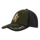 Cappello Trabaldo verde e nero  modello Identity Cap Alpine art.8030/298/BLACK TRABALDO