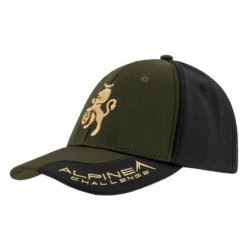 Cappello Trabaldo verde e nero  modello Identity Cap Alpine art.8030/298/BLACK TRABALDO