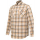 Camicia Beretta a quadri beige modello Cadet Flannel art. LU991 T2435 01D9 BERETTA