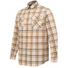 Camicia Beretta a quadri beige modello Cadet Flannel art. LU991 T2435 01D9 BERETTA