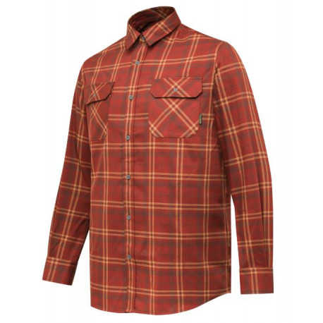 Camicia Beretta a quadri rossa e beige modello Cadet Flannel art. LU991 T2435 08F5 BERETTA