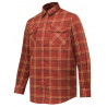 Camicia Beretta a quadri rossa e beige modello Cadet Flannel art. LU991 T2435 08F5 BERETTA