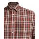 Camicia Beretta a quadri marrone e rossa modello Bryggen art. LU382 T2474 035E  BERETTA