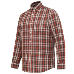 Camicia Beretta a quadri marrone e rossa modello Bryggen art. LU382 T2474 035E  BERETTA