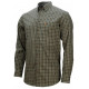 Camicia Browning in cotone a quadri verde modello Stefan art.3019294004  BROWNING