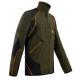 Felpa tecnica Trabaldo verde e arancio fluo modello Super Tempest Evo art.6110/19300TIT/750WS TRABALDO