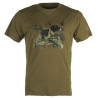 T-shirt Univers verde con stampa settere e fucile art. 94455 358 UNIVERS