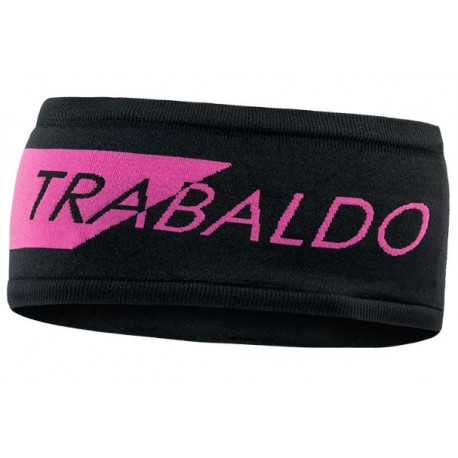 Fascetta tecnica Trabaldo nera e rosa mod. Round art.520/NERO/FUCSIA TRABALDO