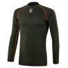 Maglia tecnica intima Trabaldo a manica lunga verde e arancio mod. MAGLIA M/L art.320/DRYARN/298/NEON  TRABALDO