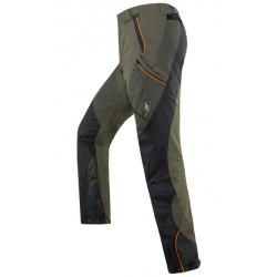 Pantalone Trabaldo leggero e impermeabile verde e arancio modello CROSSLAND PRO art. 11200DYNE/RAINS TRABALDO
