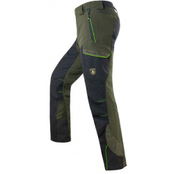 Pantalone Trabaldo verde ed inserti verde fluo modello INVICTUS EVO art.19000/19500TITANIAL