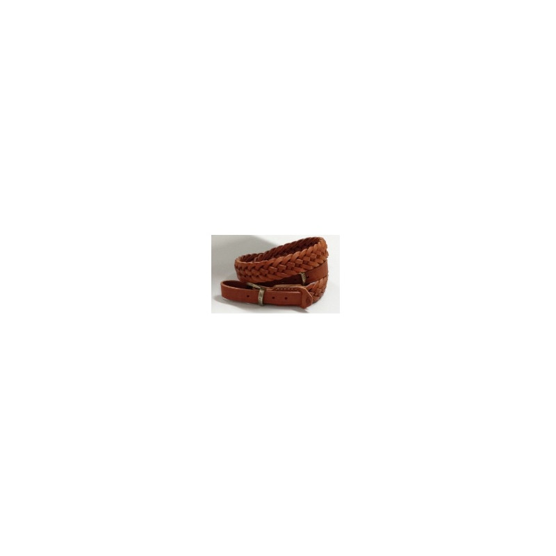 Tourbon Tracolla Imbottita In Pelle Bovina Per Fucile Da Caccia | Regolabile Con Sgancio Rapido E Foro Di Riposo | 81-96 Cm | Regalo Cacciatore