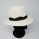 Cappello Lodenhut in paglia bianco mod. 37238