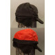 Cappello Lodenhut verde con interno arancio per caccia al cinghiale mod.D-87782