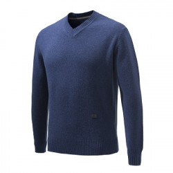 Maglione Beretta  mod. PU032 T1642 059A  Phesant V Neck Sweater Ink Blue