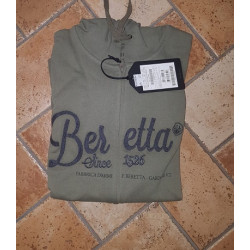 Felpa Beretta  mod.FU022 T1098 078K VERDE Man's  Corporate Sweatshirt Army Geen in cotone