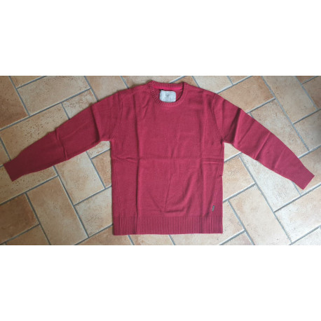 Maglione rosso Beretta  mod. PU551T19990037 Devon Crewneck Sweater Dark Red.