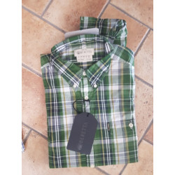 Camicia Beretta a quadri verde multicolore mod. LU450 T1071 072L Tom Shirt