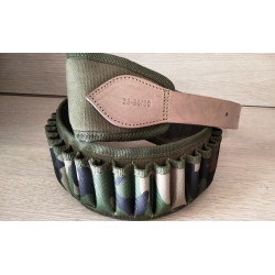 Cartuccera in cordura verde mimetico Nardini cal. 36