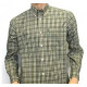 Camicia Beretta a quadri verde e crema  mod.LU210 T1533 01B3 Wood Button Down Shirt