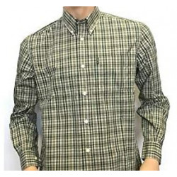 Camicia Beretta a quadri verde e crema  mod.LU210 T1533 01B3 Wood Button Down Shirt