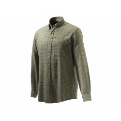 Camicia Flannel Button Down Beretta a quadri verde e righe rosse mod. LUA10 T1644 07FL
