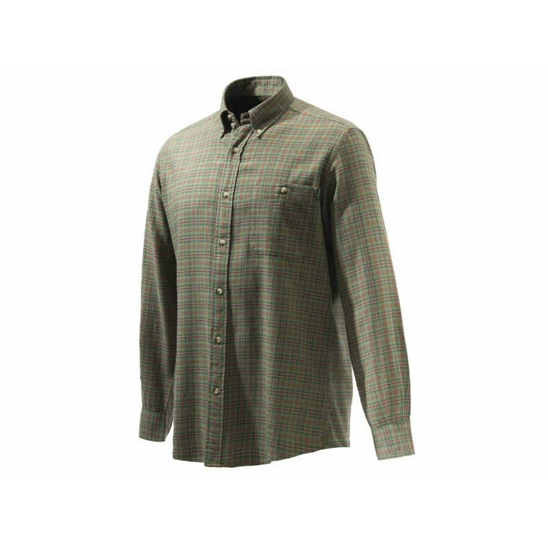 Camicia Casual Uomo In Flanella A Quadri Rossi – Cromoncent, Taglia M