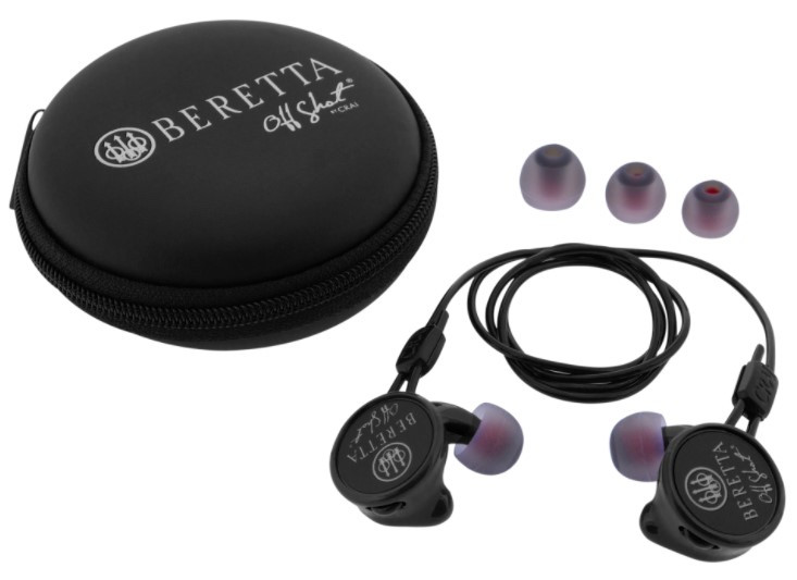 Mini set auricolari passivi Off Shot Beretta Colore Nero - Armeria