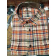 Camicia Blaser art.114061-087/532 ARANCIO Stavanger Flanell-Hemd