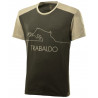 T-shirt Trabaldo marrone con stampa cervo mod. Identity