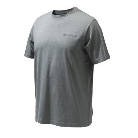 T-shirt Beretta Corporate in colore fumo perla