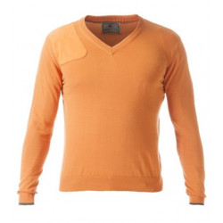 Maglia Beretta mod.PUB8 7087 0407 ORANGE M Country Classic V Neck Sweater