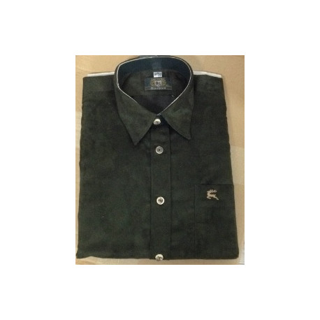 Camicia Trachten verde mod. 420000-3079