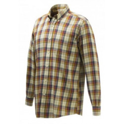 Camicia Beretta a quadri beige e rosso mod. LU210 T2133 01AE Wood Button Down Shirt