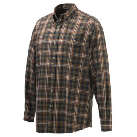 Camicia Beretta a quadri marrone mod. LUA10 T2130 080K Wood Flannel