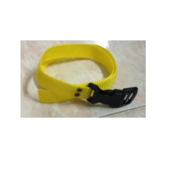 Collare per cane in nylon giallo di ricambio per canicalm mod. COL070707